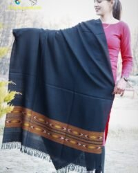 Himachal Traditional Weaving Kullu Handloom Shawl(Back)