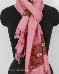 Stole Wrap Shawl Woolen Handwoven Floral Embroidery
