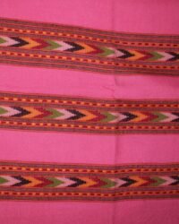 Purely Hand Woven Pure Wool Himachal Handloom Stole – Pink
