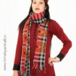 Purely Hand Woven Pure Wool Himachal Stripped Stole