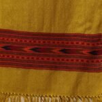 Authentic Kullu Loom Woven Woolen Men’s Muffler – Yellow