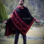 Hand-woven-Wool-Meditation-Prayer-Scarf-Wrap-Blanket-Black-Complex-Design-1.5.jpg