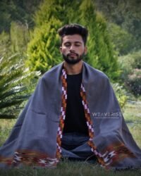 Pure Bliss : Wool Meditation Prayer Shawl Blanket for Inner Peace