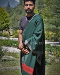 Pure Wool Stole Scarf for Men in a rich and elegant Green color