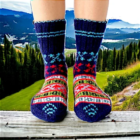 Cosy Himalayan Creations: Women-Crafted Knitted Socks