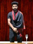 Kullu-Kingri-Design-Mens-Handloom-Woven-Wool-Stole-Scarf-Himalayankraft-Black-1.3.webp