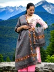 Kullu-Loom-Woven-Soft-Wool-Women-Fine-Design-Pattern-Shawl-Dark-Grey-Kingri-jaal-1.webp