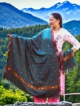 Kullu-Loom-Woven-Soft-Wool-Women-Fine-Design-Pattern-Shawl-Green-Jaal-1.5.webp