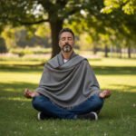 Dark grey plain pure wool men’s shawl Lohi handloom woven in Kullu Himachal Dark Grey 4