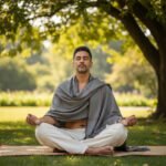 Dark grey plain pure wool men’s shawl Lohi handloom woven in Kullu Himachal Dark Grey 4