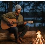 Grey Hand-Knitted Angora Wool Beanie Cap for Men and Women from Kullu Himachal 4