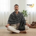 Handspun Pure Wool Men Shawl Lohi Handloom Woven in Kullu Himachal 1