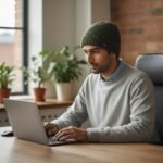 Hand‑Knitted Angora Wool Beanie Cap – Men & Women Winter Hat from Kullu Himachal 4