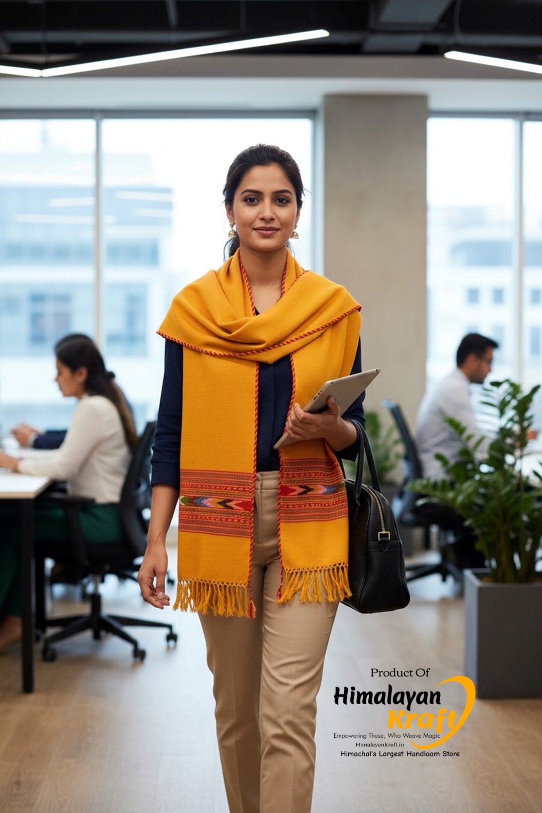 Kullu Handloom Pure Wool Stoles & Scarves New Arrivals HimalayanKraft 7