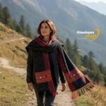 Kullu Handloom Pure Wool authentic handmade women stole scarf by Himalayankraft 1