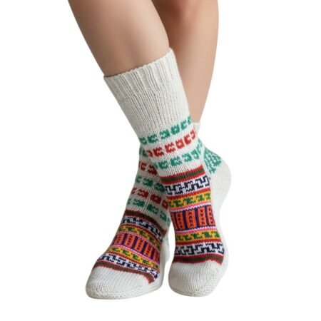 Hand Knitted Merino Wool Socks | Warm Unisex Winter Wear