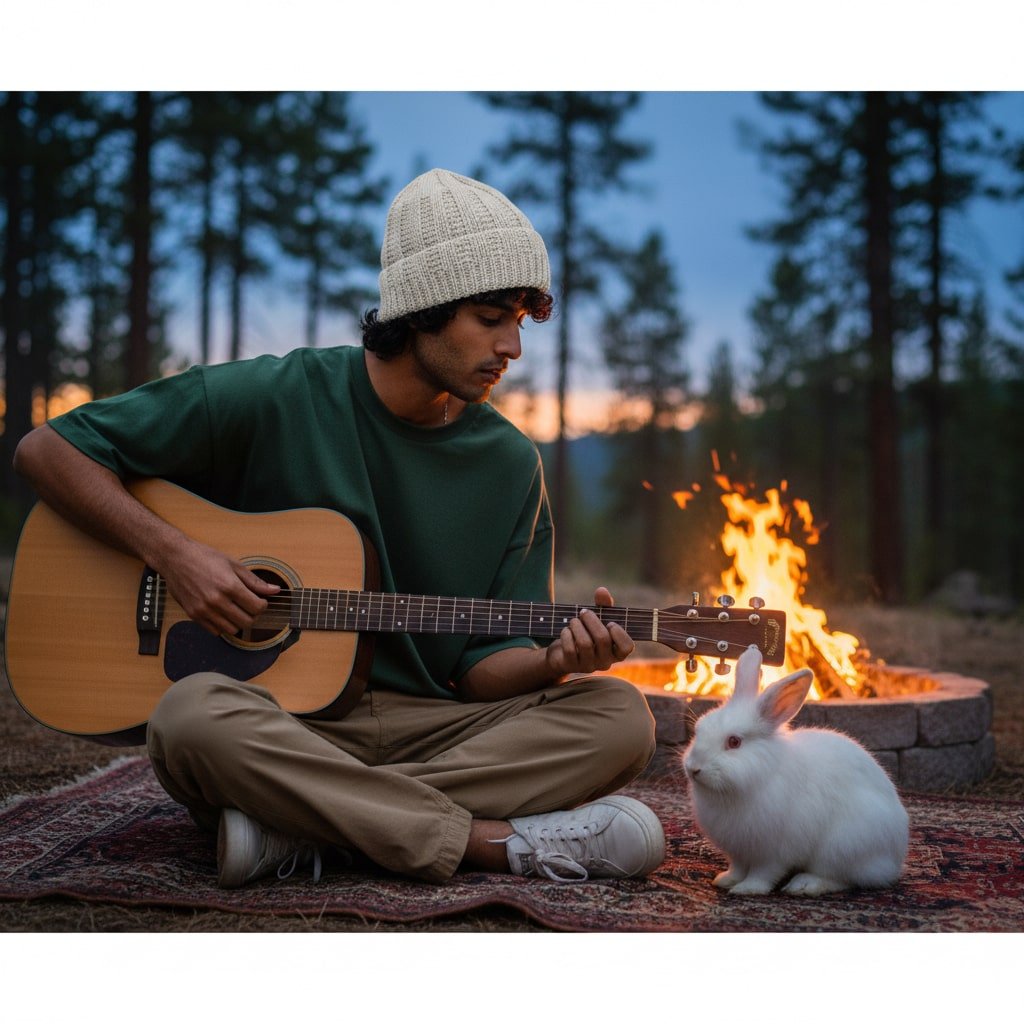 Pure White Hand-Knitted Winter Beanie from Kullu Himachal by Himalayankraft 2 Pure White Hand-Knitted Winter Beanie from Kullu Himachal by Himalayankraft